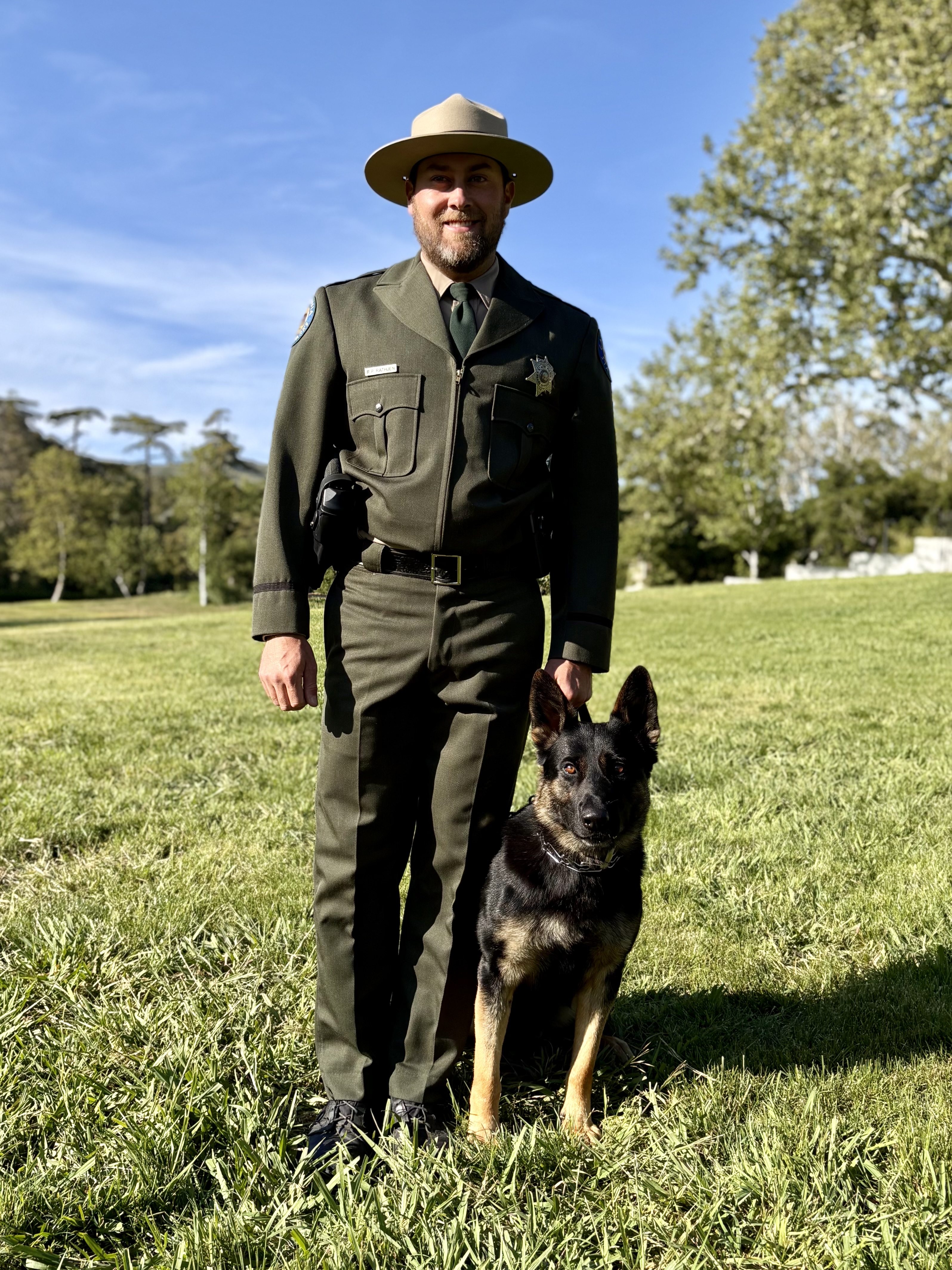 K9 Bak and Handler Rathjen-Gonzales